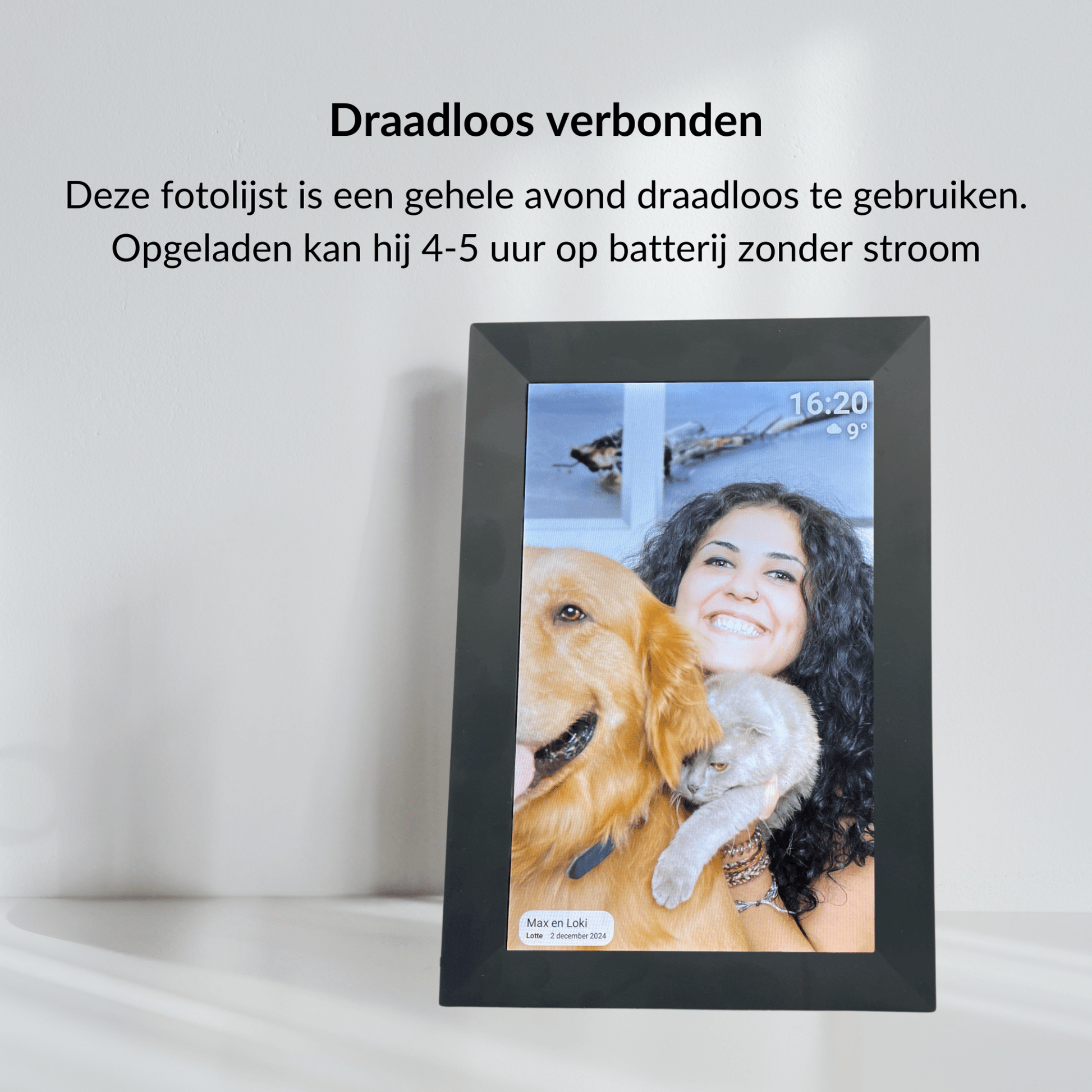 UMBRION - Digitale fotolijst - 10.1" (25,6 cm) - Batterij