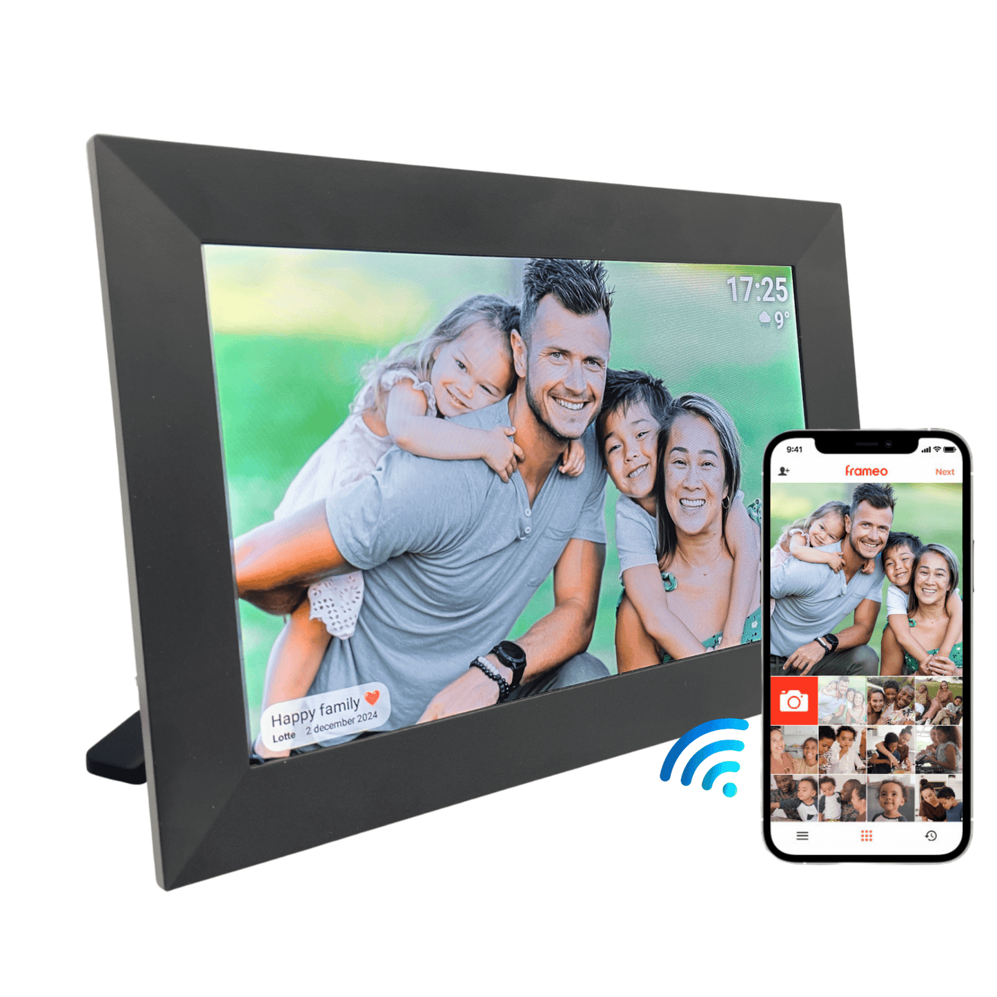 UMBRION - Digitale fotolijst - 10.1" (25,6 cm) - Batterij