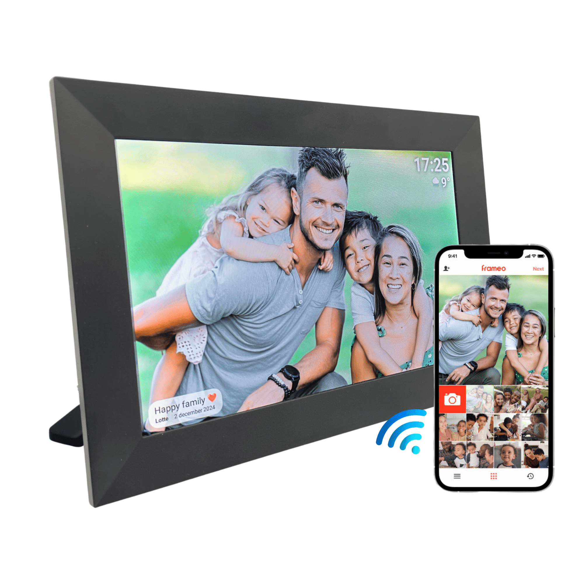 UMBRION - Digitale fotolijst - 10.1" (25,6 cm) - Batterij