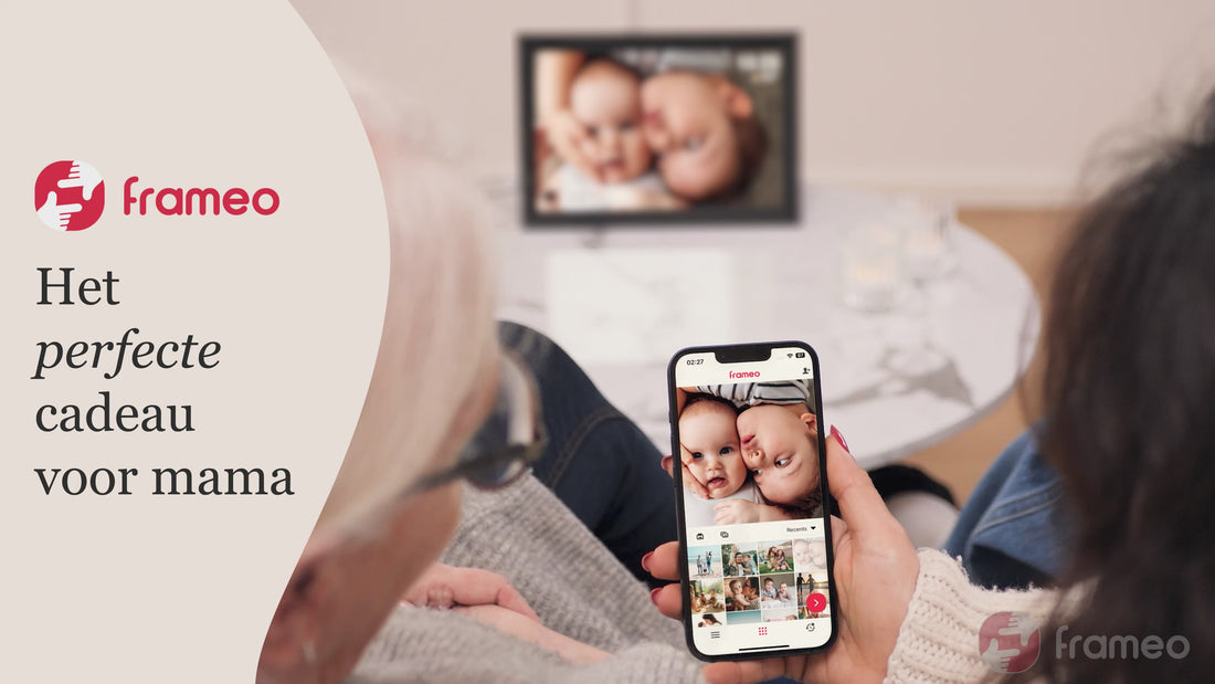 video voor cadeau moederdag digitale fotolijst 